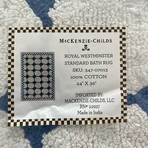 MacKenzie-Childs Royal Westminster Bath Rug